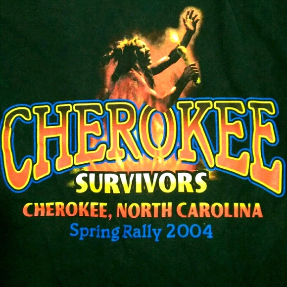Cherokee Survivors 2004 Spring Rally Tee M - Picture 4 of 5